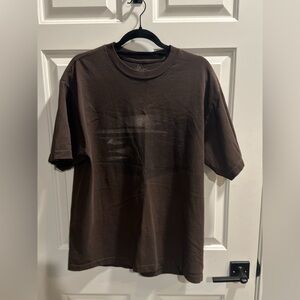 Travis Scott utopia exclusive Brown Short Sleeve Tee large